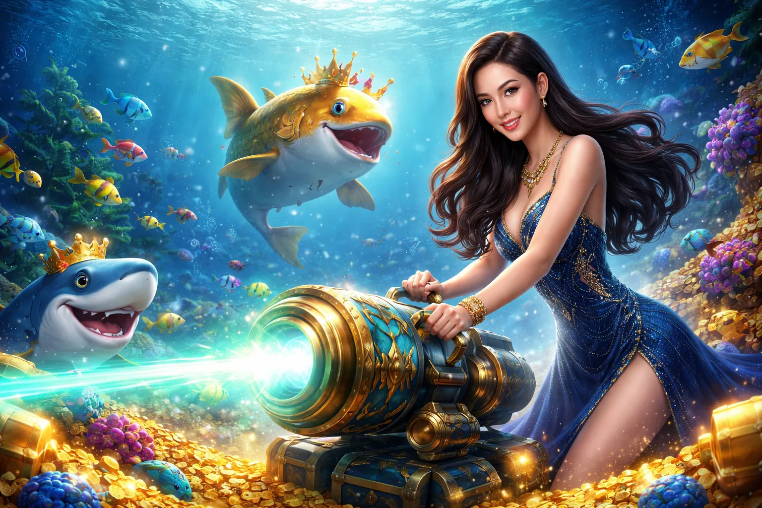 Thế giới Bắn Cá đầy màu sắc tại đá gà trực tiếp casino